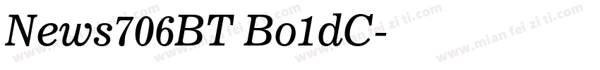 News706BT Bo1dC字体转换